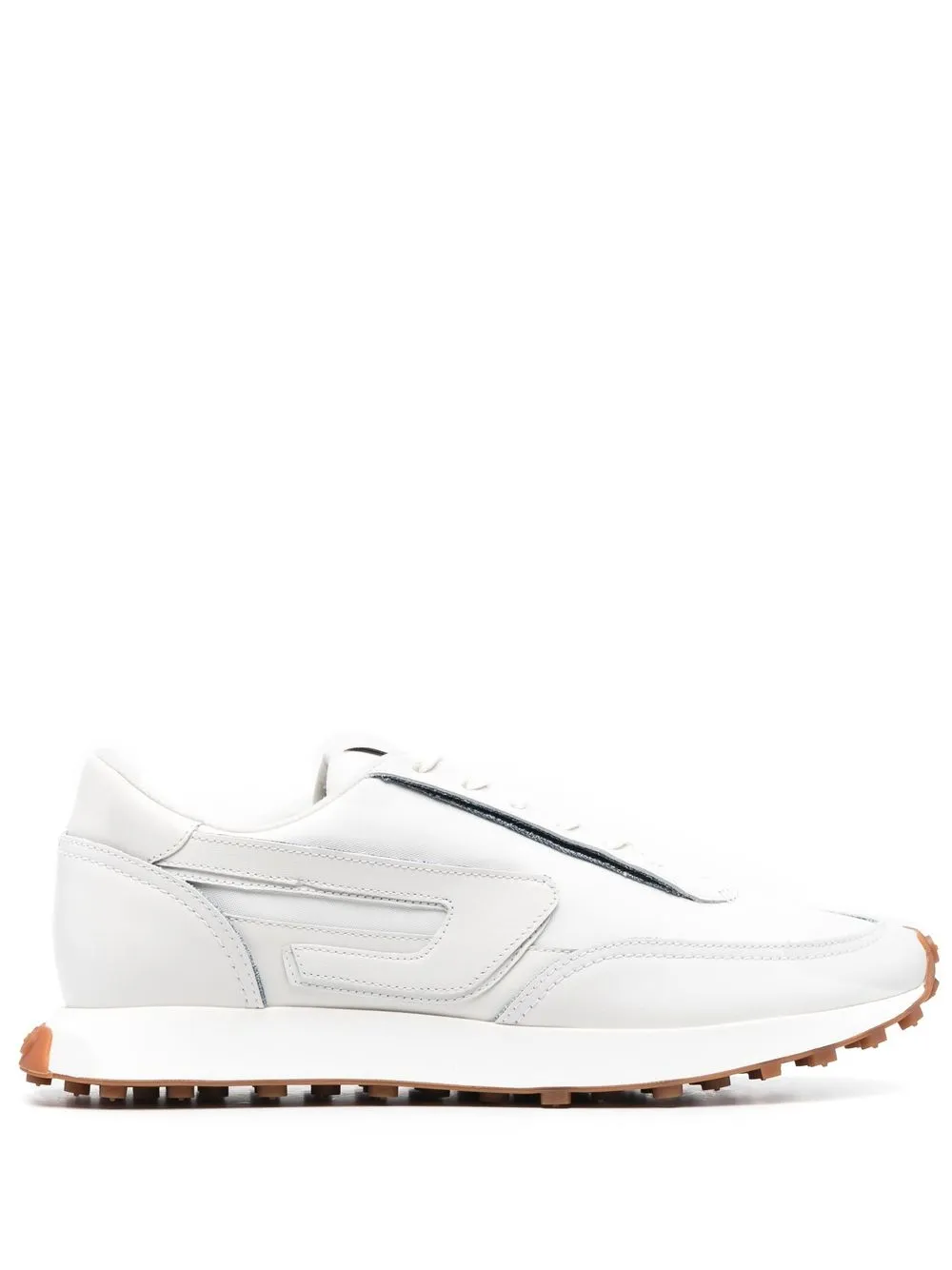 

Diesel S-Racer leather-trim sneakers - White