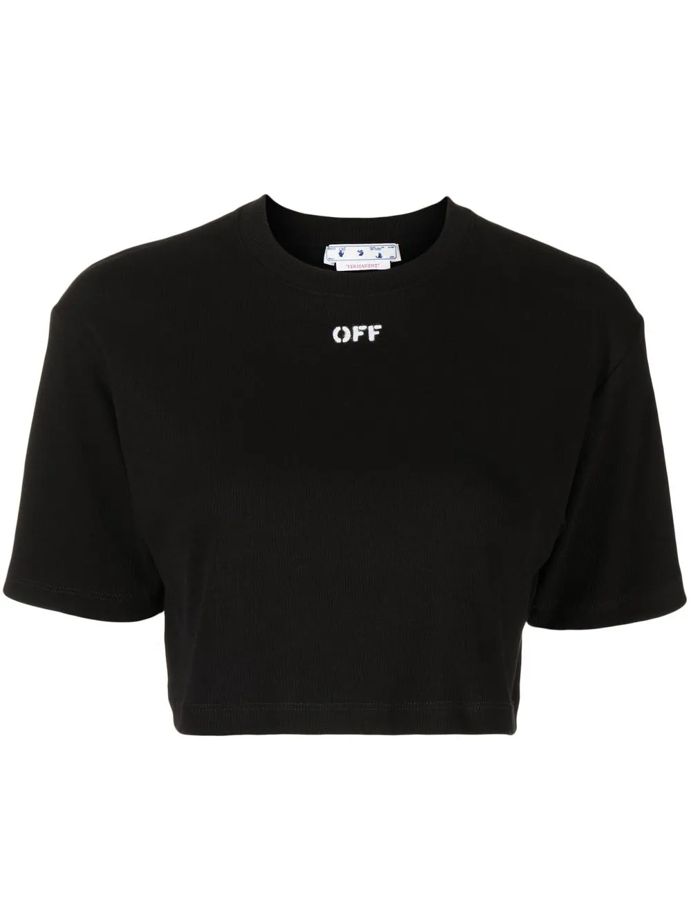 

Off-White playera corta con logo estampado - Negro