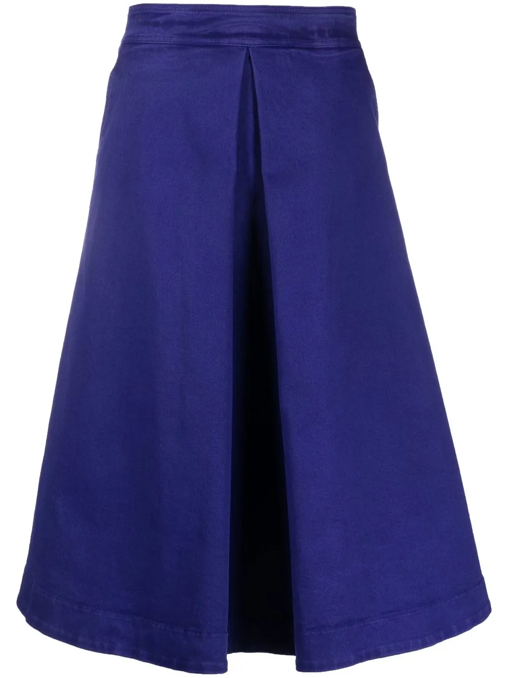

Nude falda acampanada con pliegues - Morado