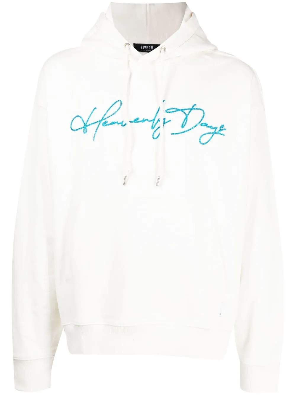 

FIVE CM hoodie con logo estampado - Blanco