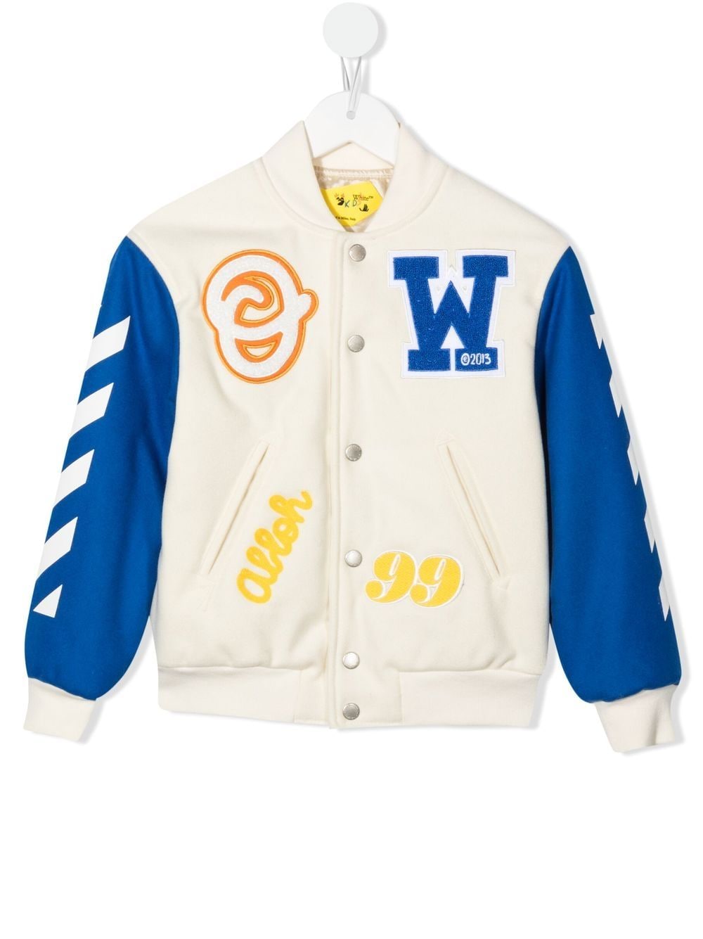 Men's Appliquéd Varsity Bomber Jacket