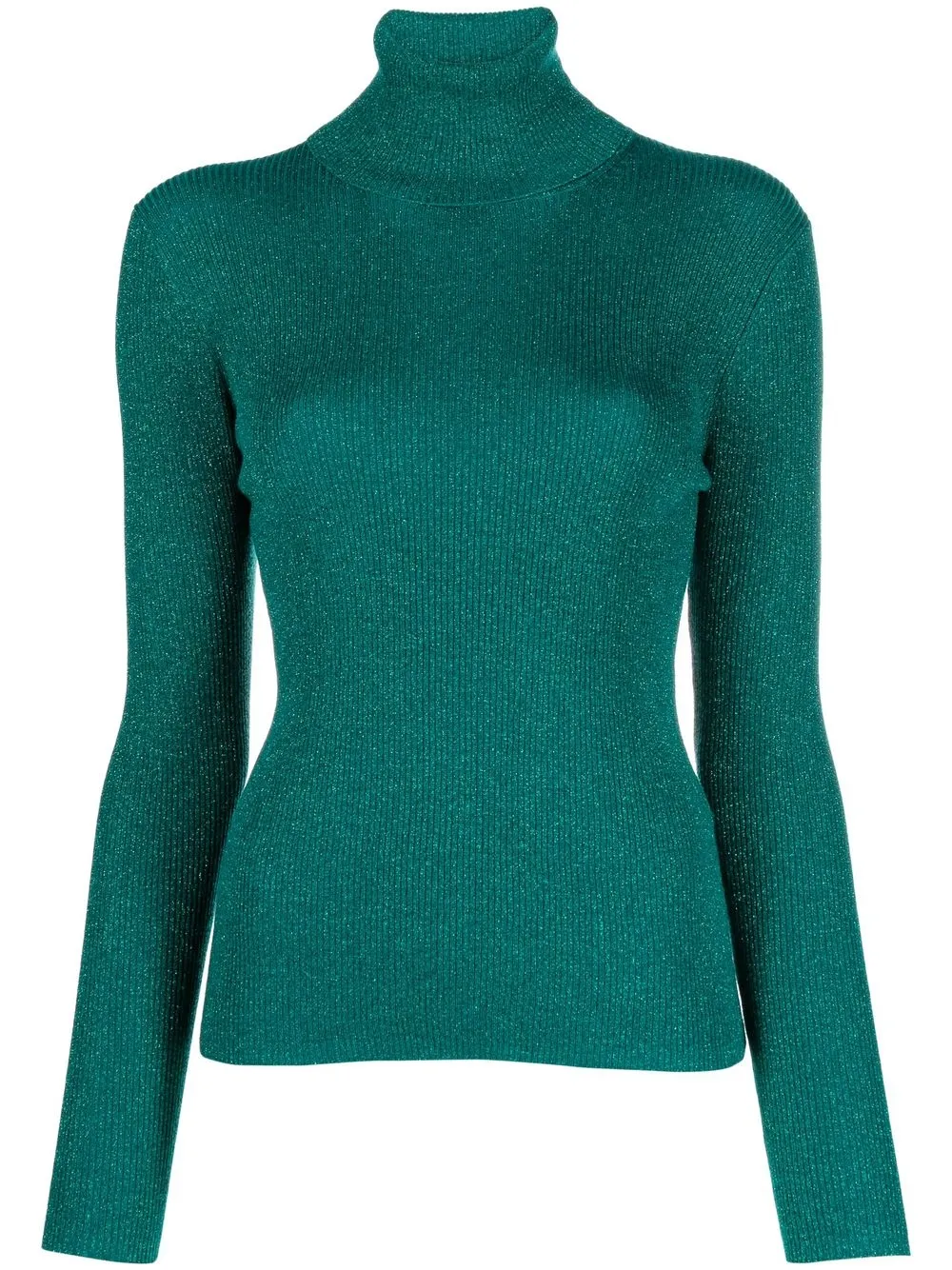 

P.A.R.O.S.H. cut-out detail roll-neck jumper - Green