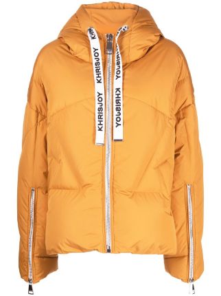 Khrisjoy logo-tape Puffer Jacket - Farfetch