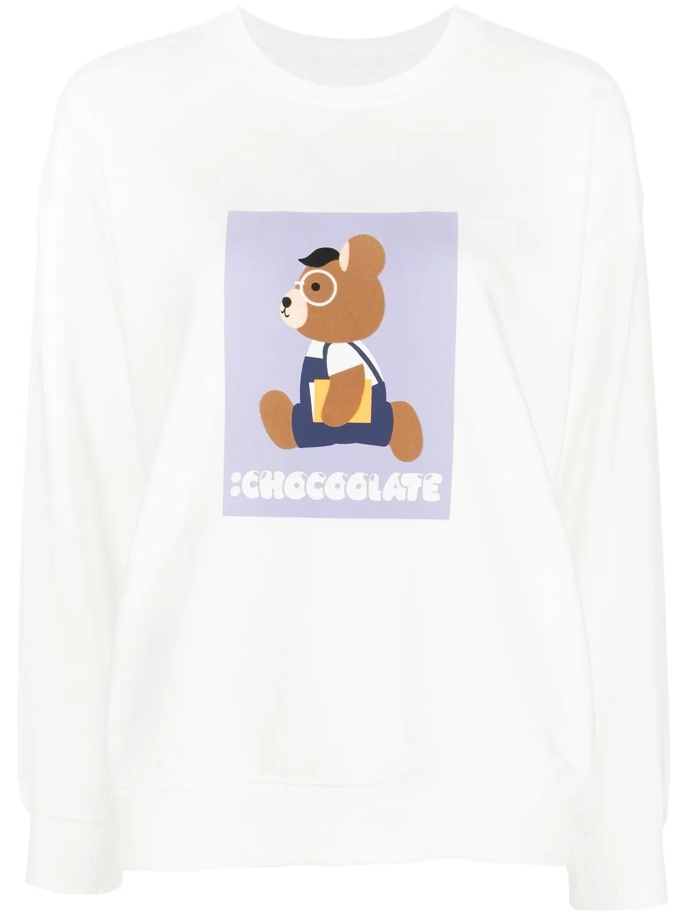 

CHOCOOLATE sudadera con estampado gráfico del logo - Blanco