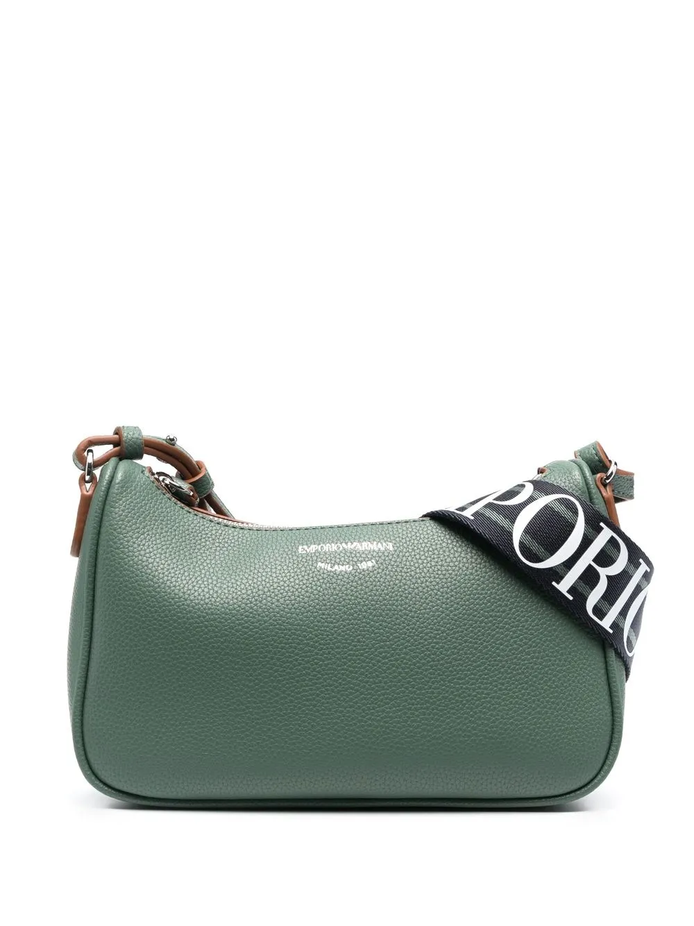 

Emporio Armani bolsa de hombro con correa del logo - Verde