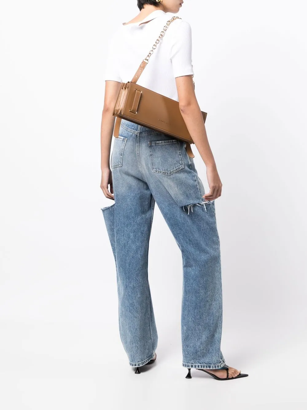 Y/Project Side accordiondetail Shoulder Bag Farfetch