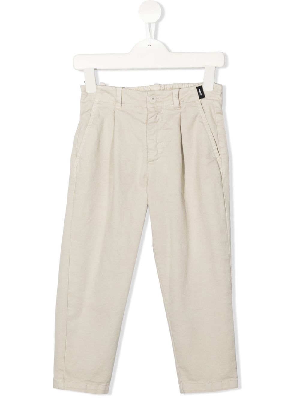 

Aspesi Kids elasticated straight-leg trousers - Neutrals