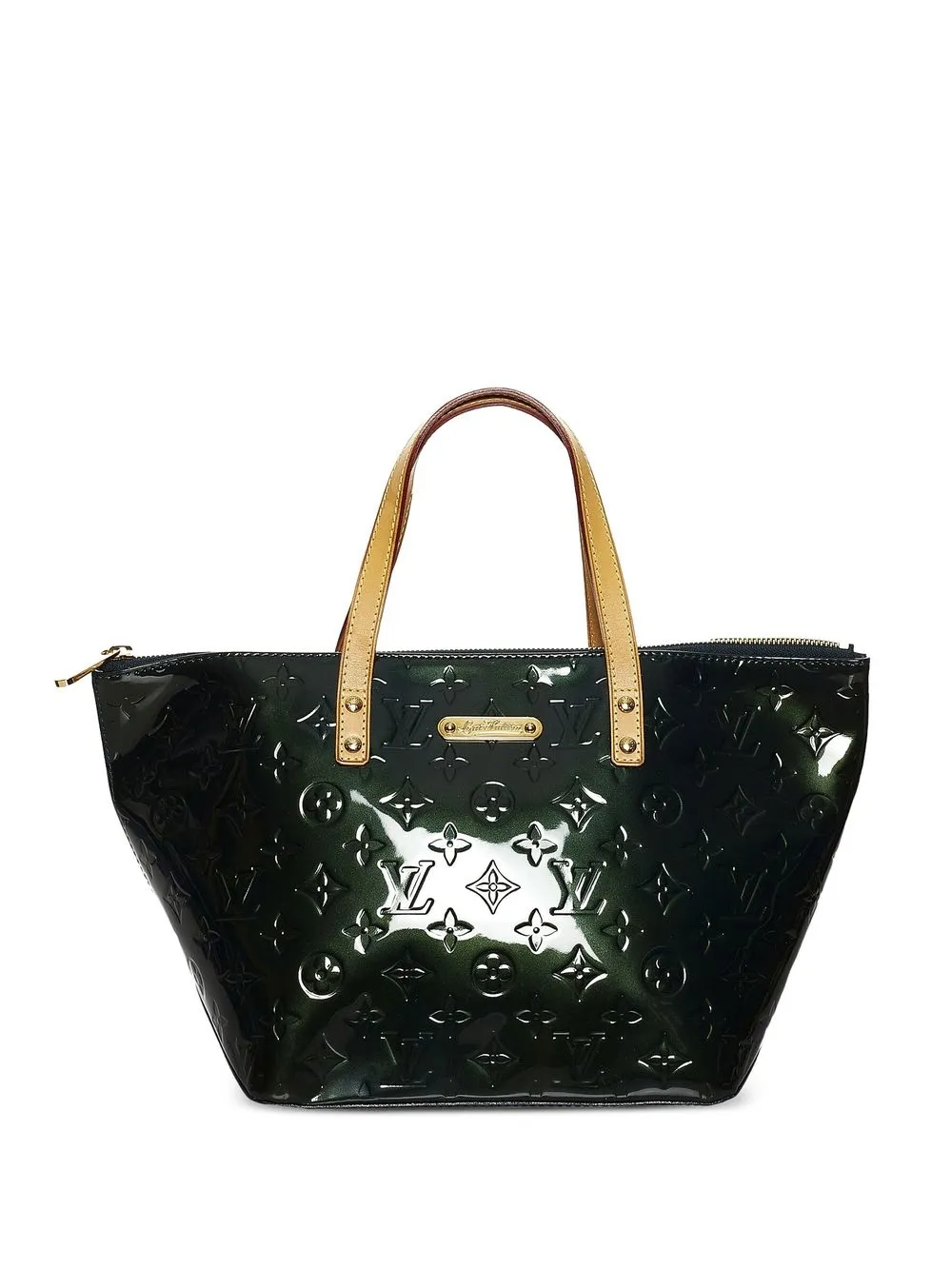 Pre-owned Louis Vuitton  Bellevue Pm Top-handle Bag In Green