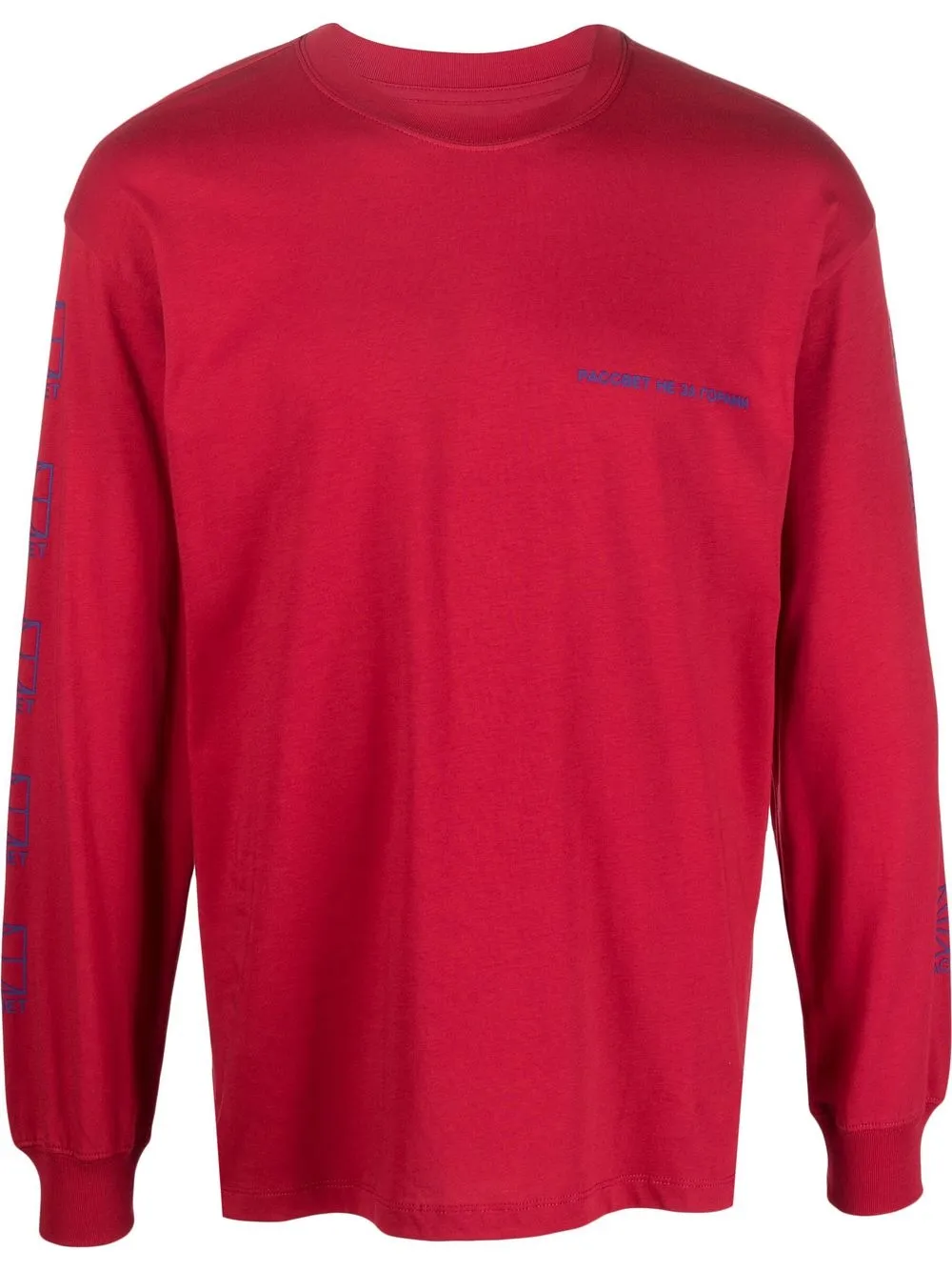 

PACCBET playera manga larga - Rojo