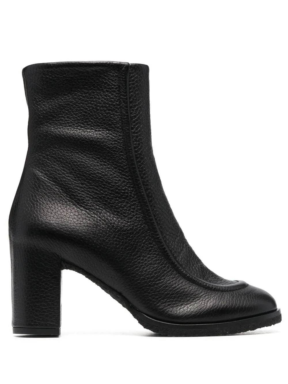 

Del Carlo pebbled ankle boots - Black