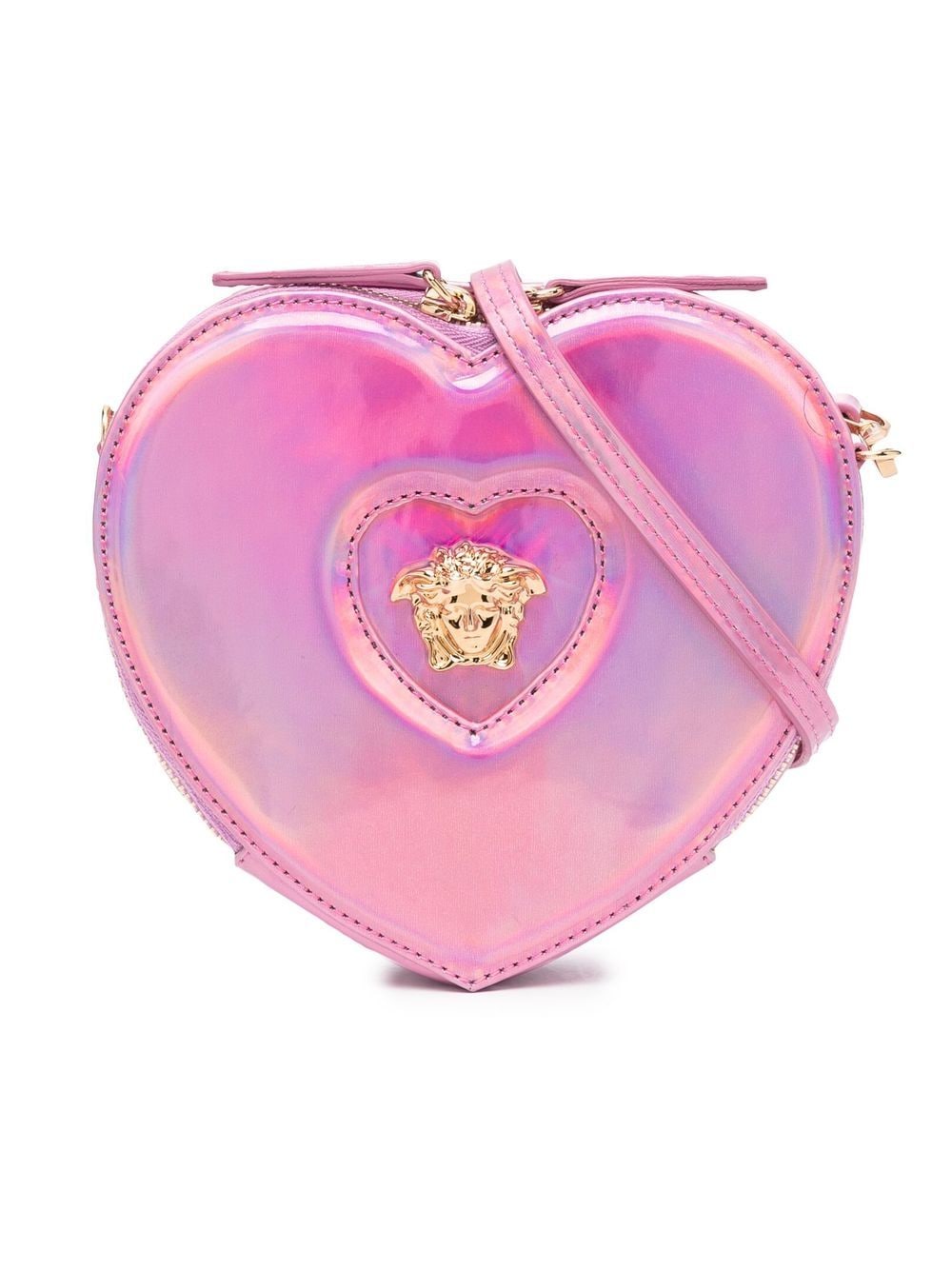 Versace Girl's Medusa Head Heart Shaped Bag