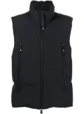 Moncler Grenoble feather-down padded gilet - Black