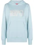 Kenzo graphic-print cotton hoodie - Blue