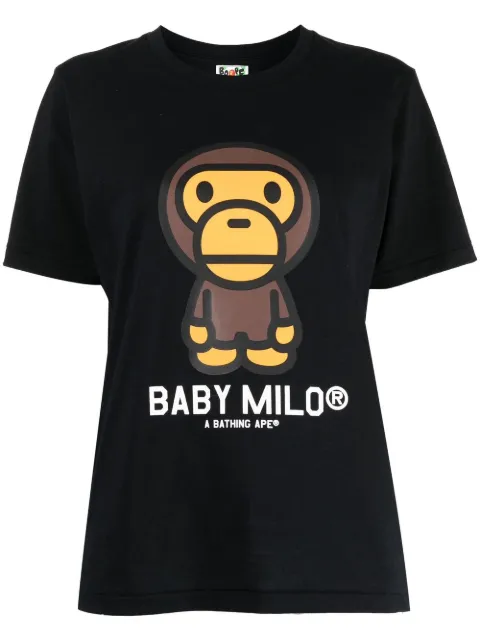 A BATHING APE® Baby Milo print T-shirt