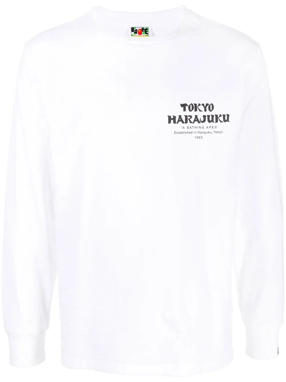 

A BATHING APE® sudadera con logo estampado - Blanco