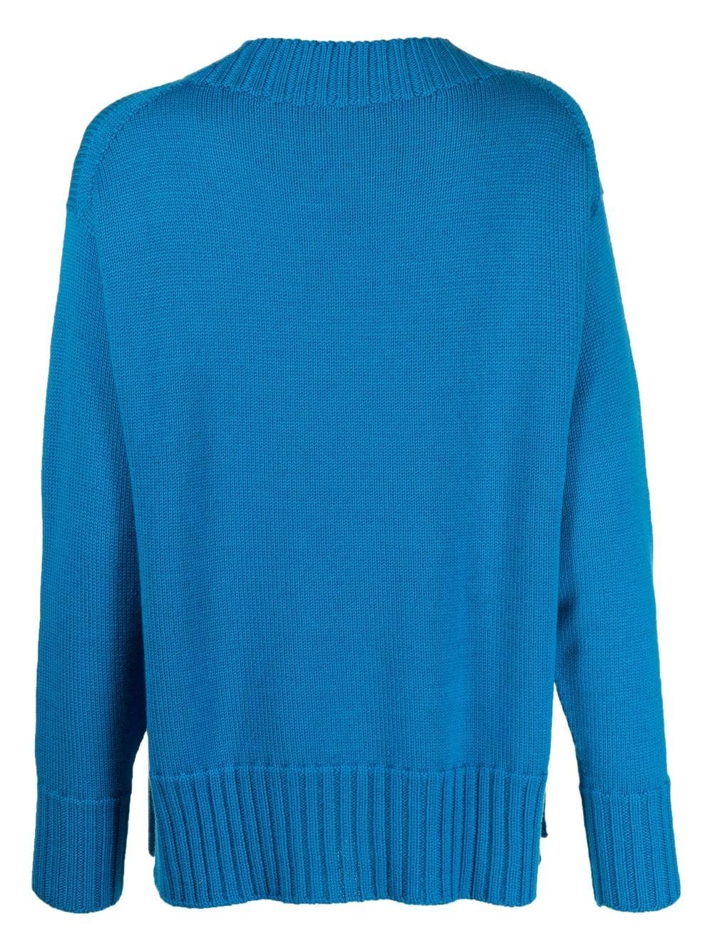 Image 2 of Drumohr ribbed-trim merino jumper