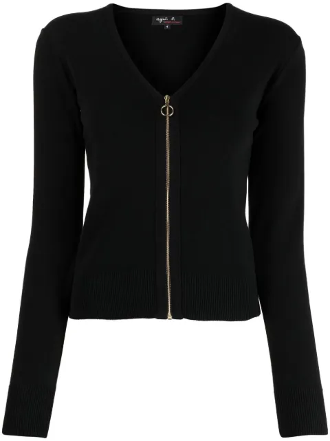 agnès b.  Diane zipped cardigan