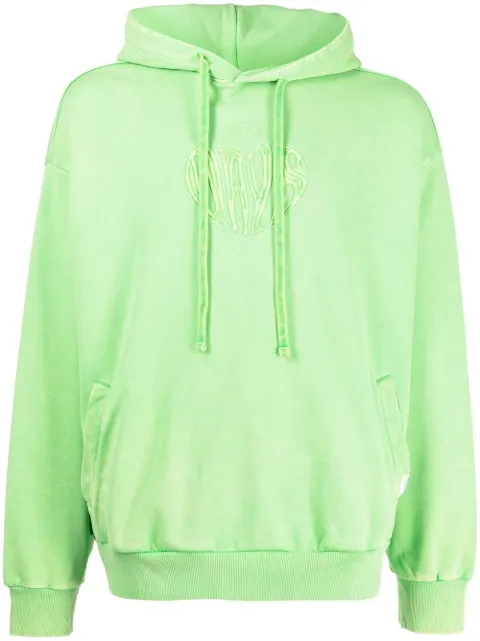 FIVE CM logo-embroidered drawstring hoodie