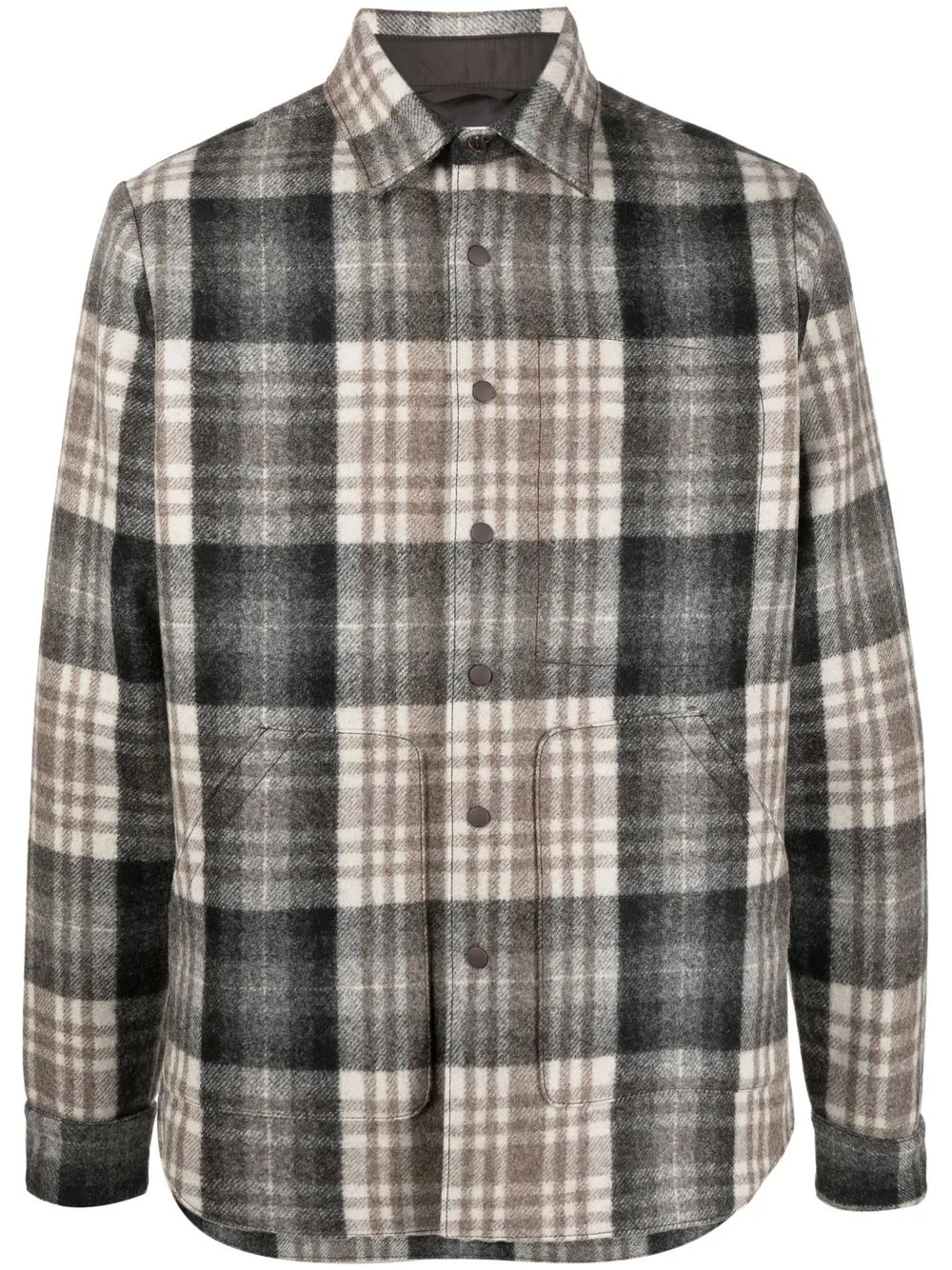 ASPESI Checked Shirt Jacket - Farfetch