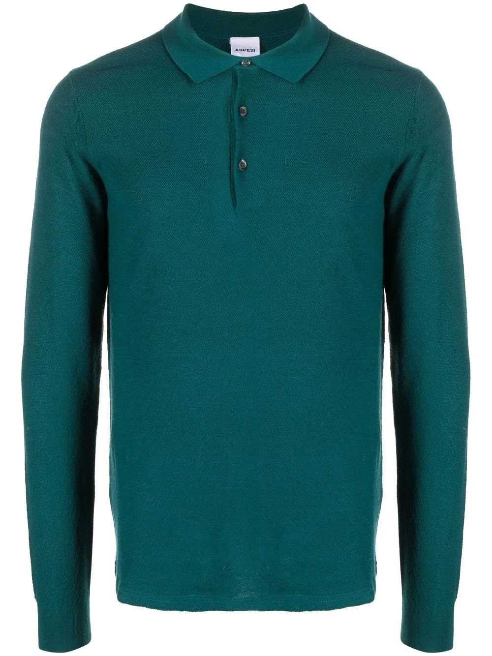 

ASPESI virgin wool polo shirt - Green