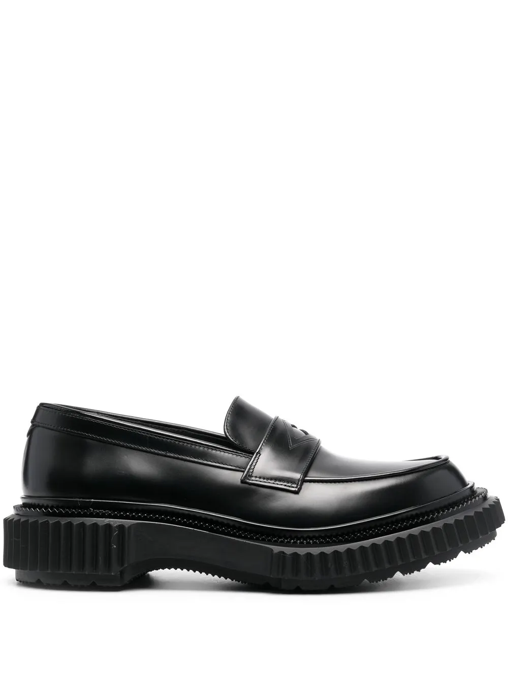 Shop Adieu Type 182 Leather Loafers In Black