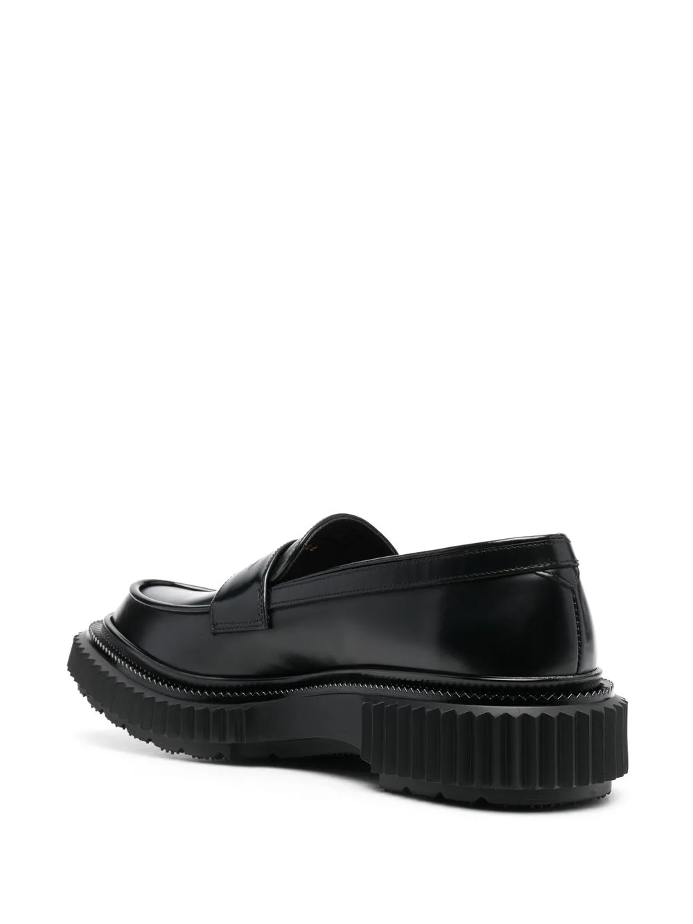 Shop Adieu Type 182 Leather Loafers In Black