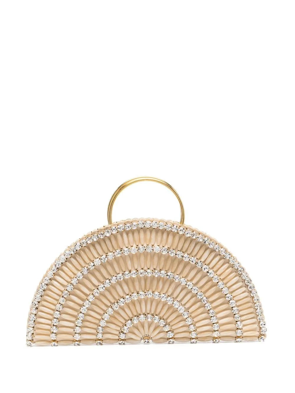 

Vanina crystal-embellished tote bag - Neutrals