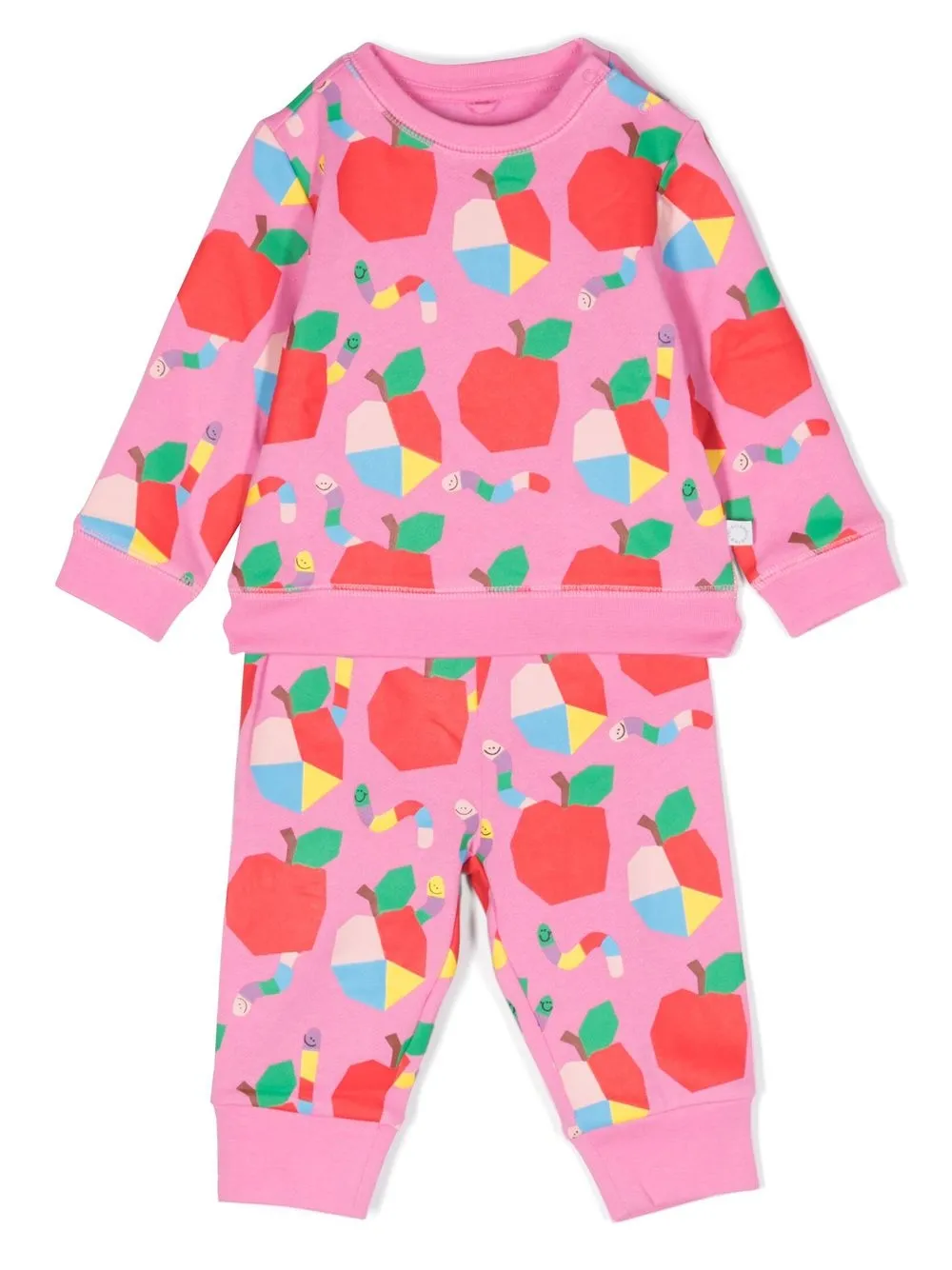 

Stella McCartney Kids pants con estampado gráfico - Rosado