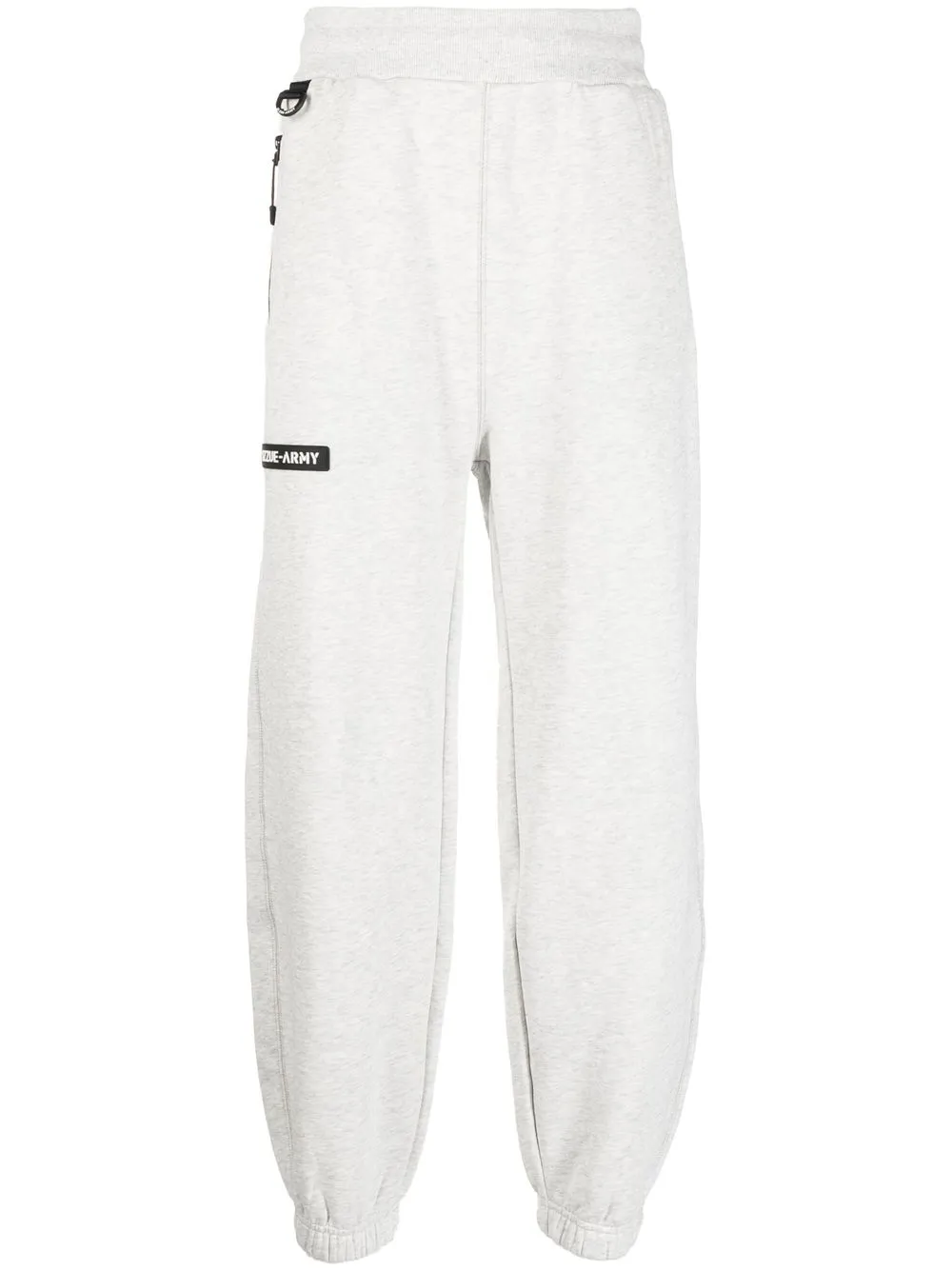 

izzue logo-print track pants - Grey