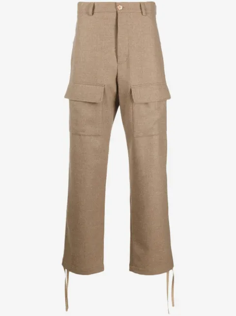 Kenzo pantalones cargo con parche del logo