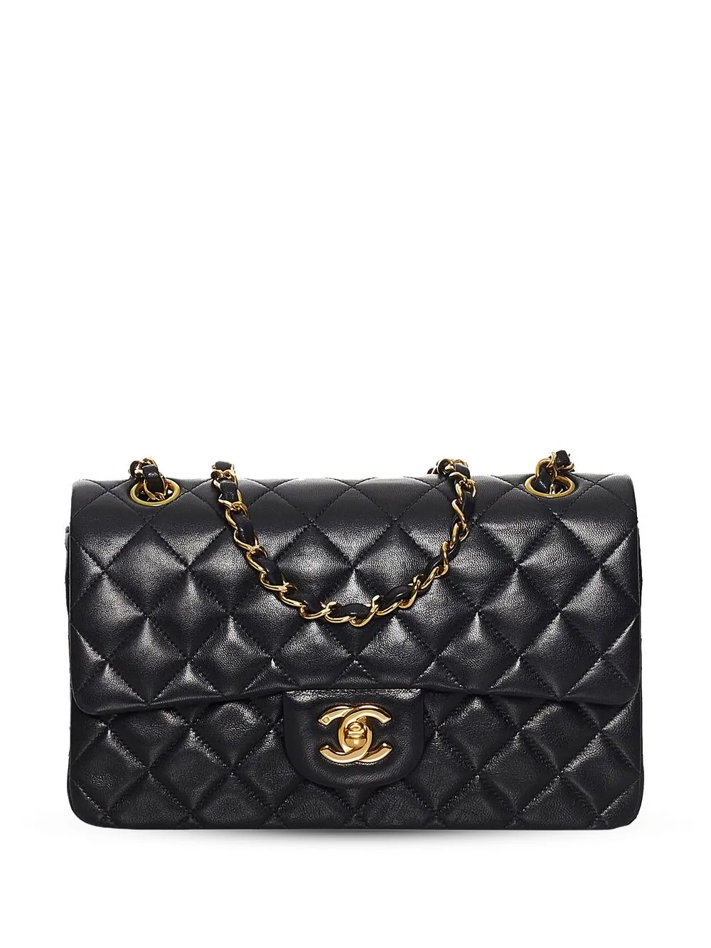 

Chanel Pre-Owned bolsa de hombro Double Flap pequeña 1996-1997 - Negro