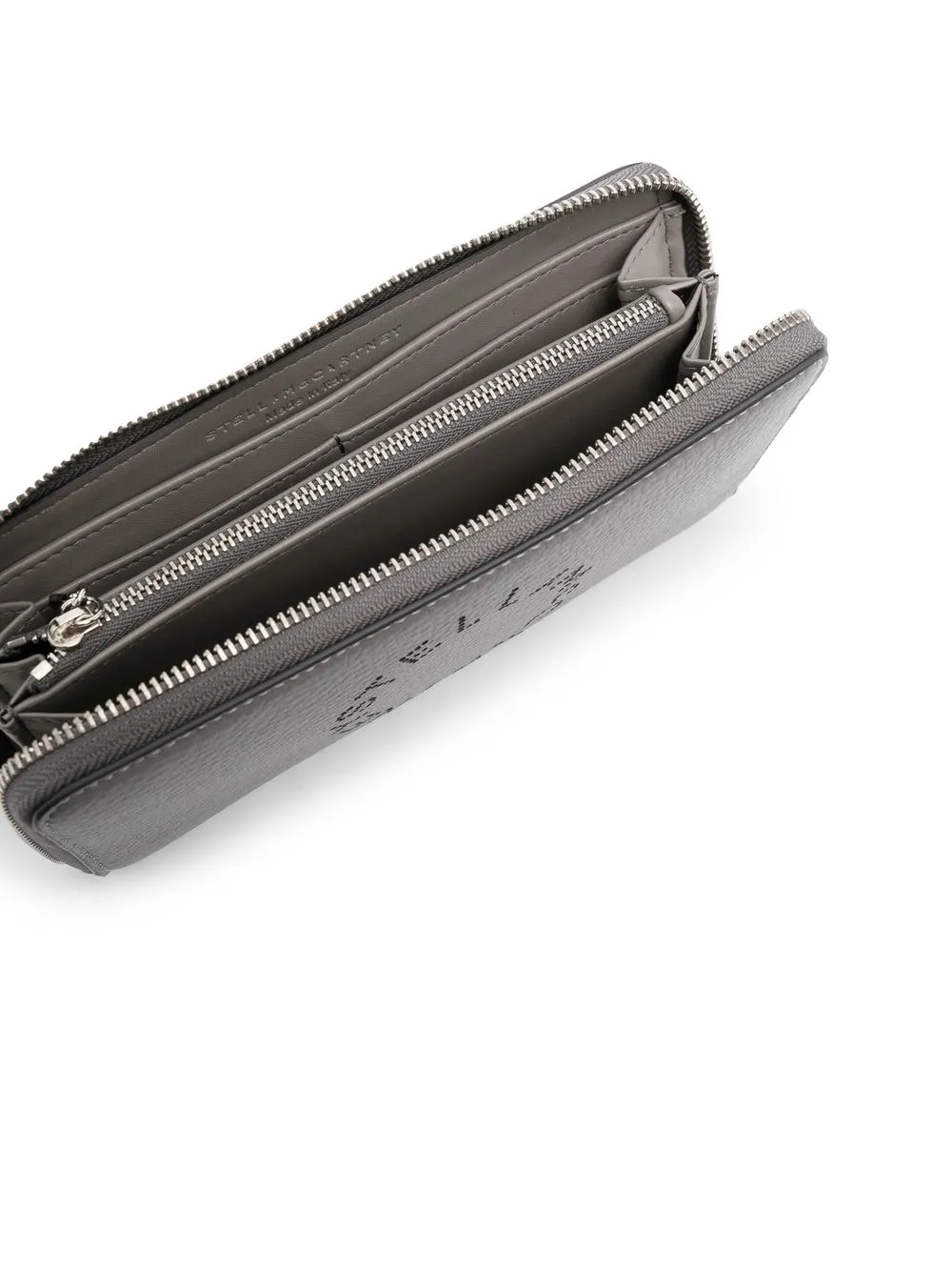  Stella Mccartney Portemonnaie Mit Stella Logo   Grau 