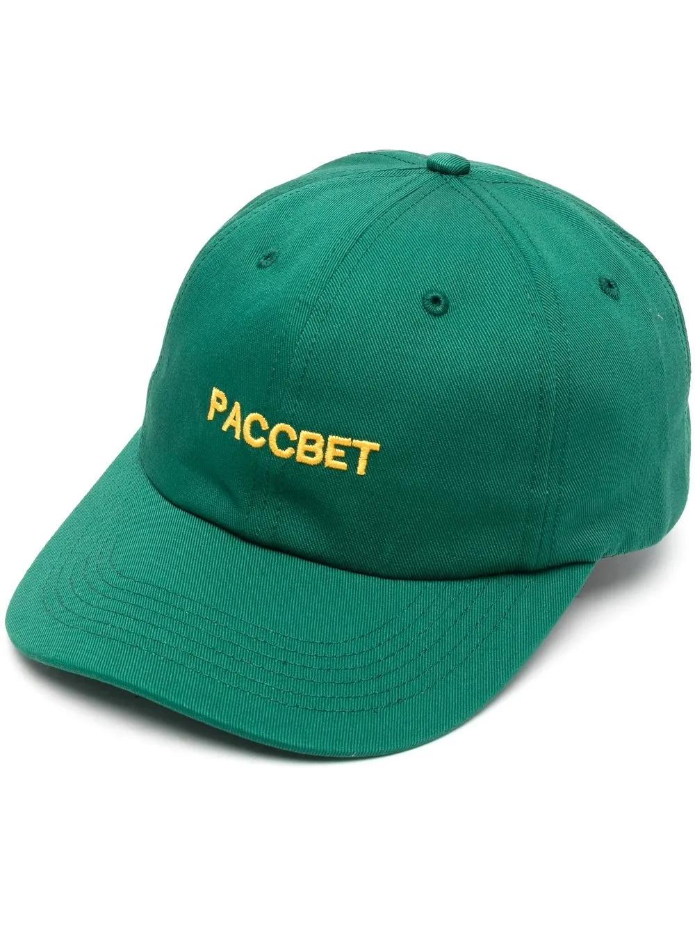 

PACCBET logo-embroidered cap - Green