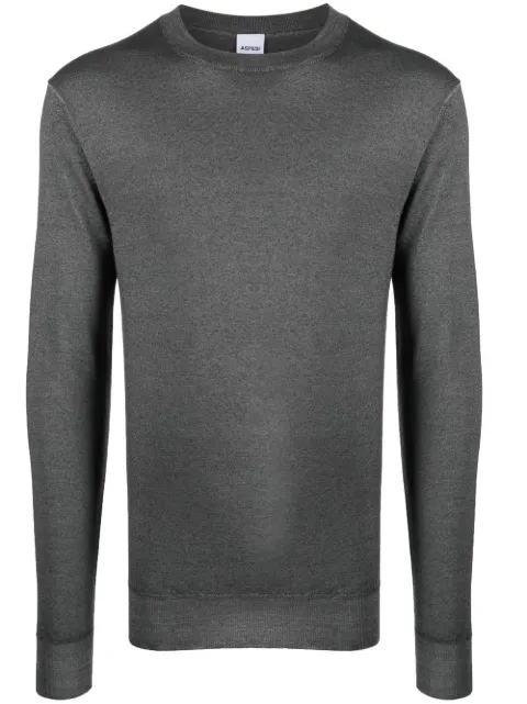 ASPESI pull en maille à effet chiné