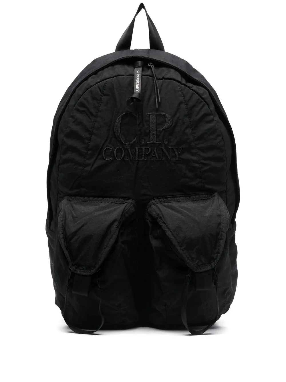 

C.P. Company mochila con logo bordado - Negro