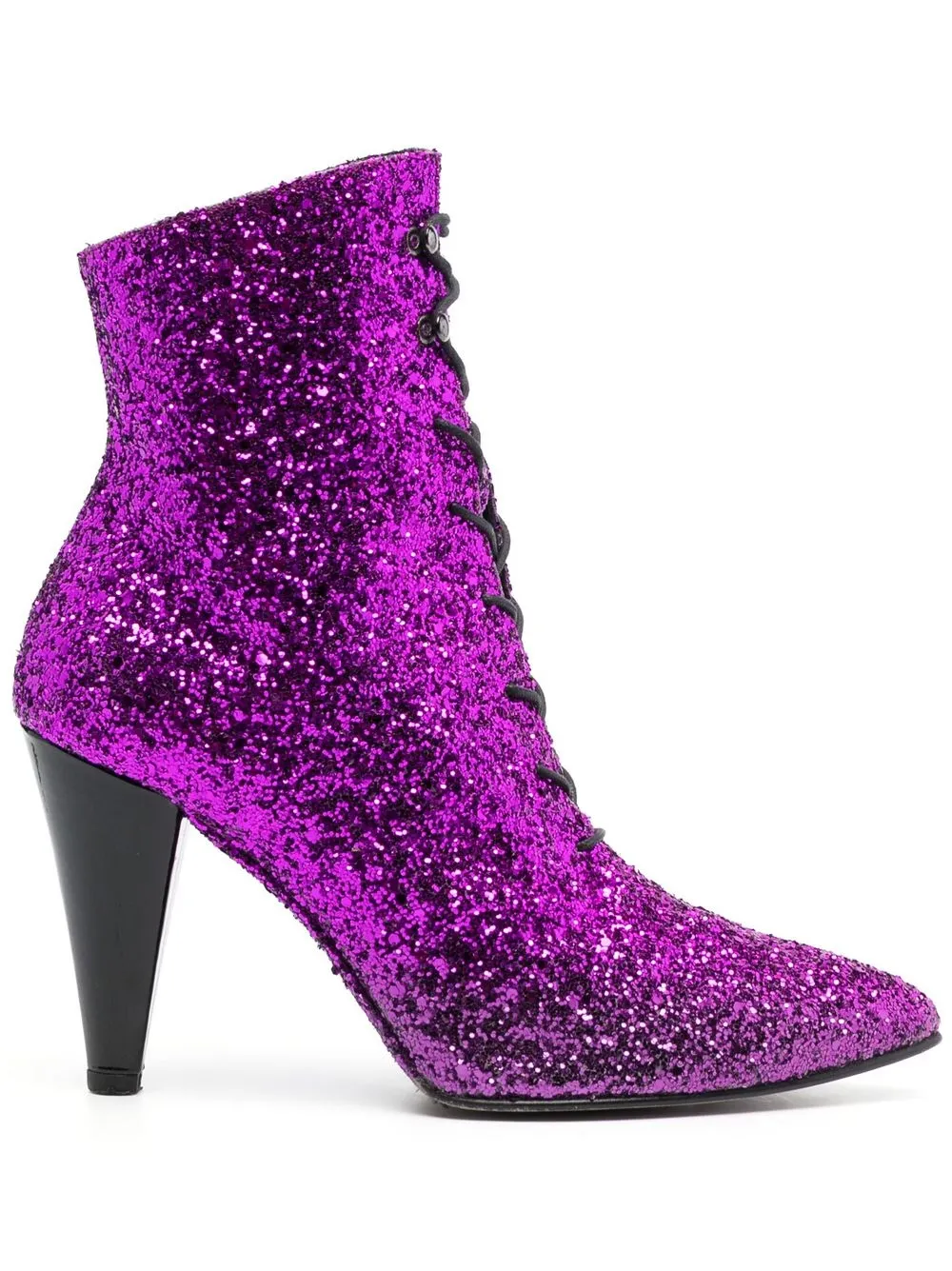 

Paul Warmer embellished ankle boots - Purple