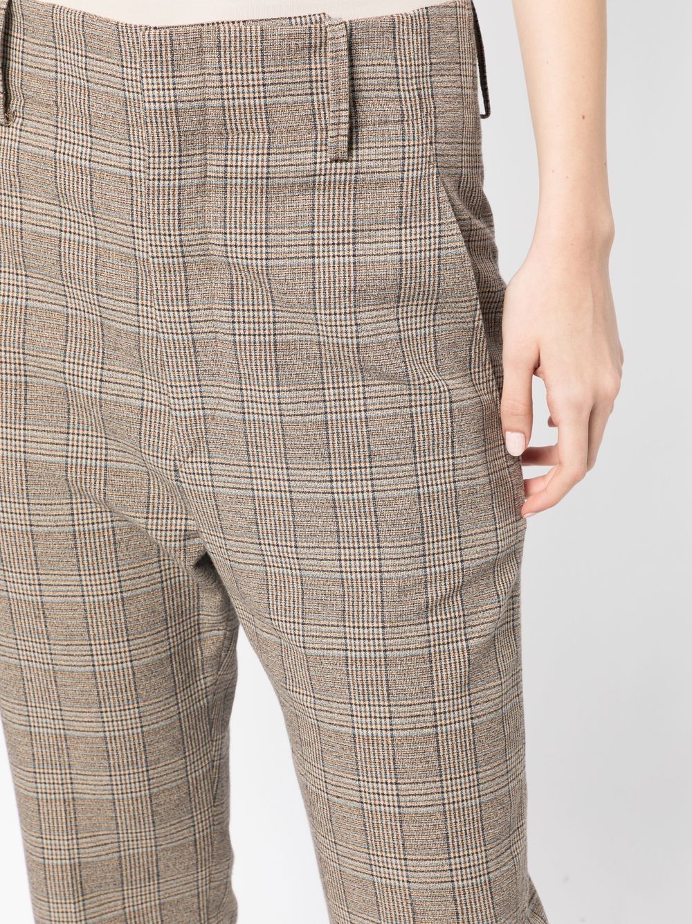 ISABEL MARANT check-print tapered trousers Women