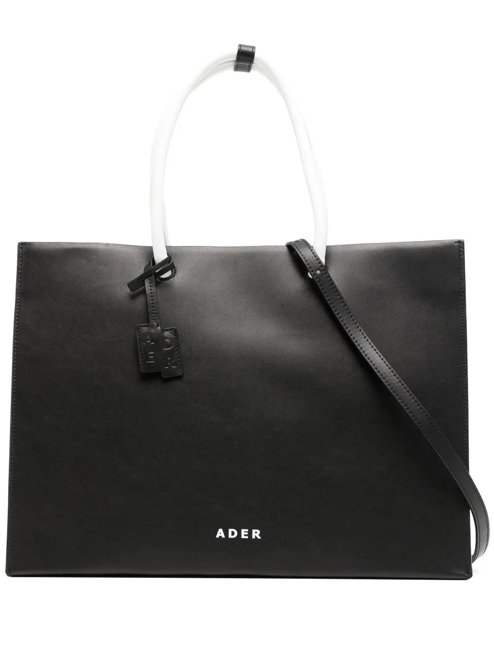 

Ader Error leather tote-bag - Black