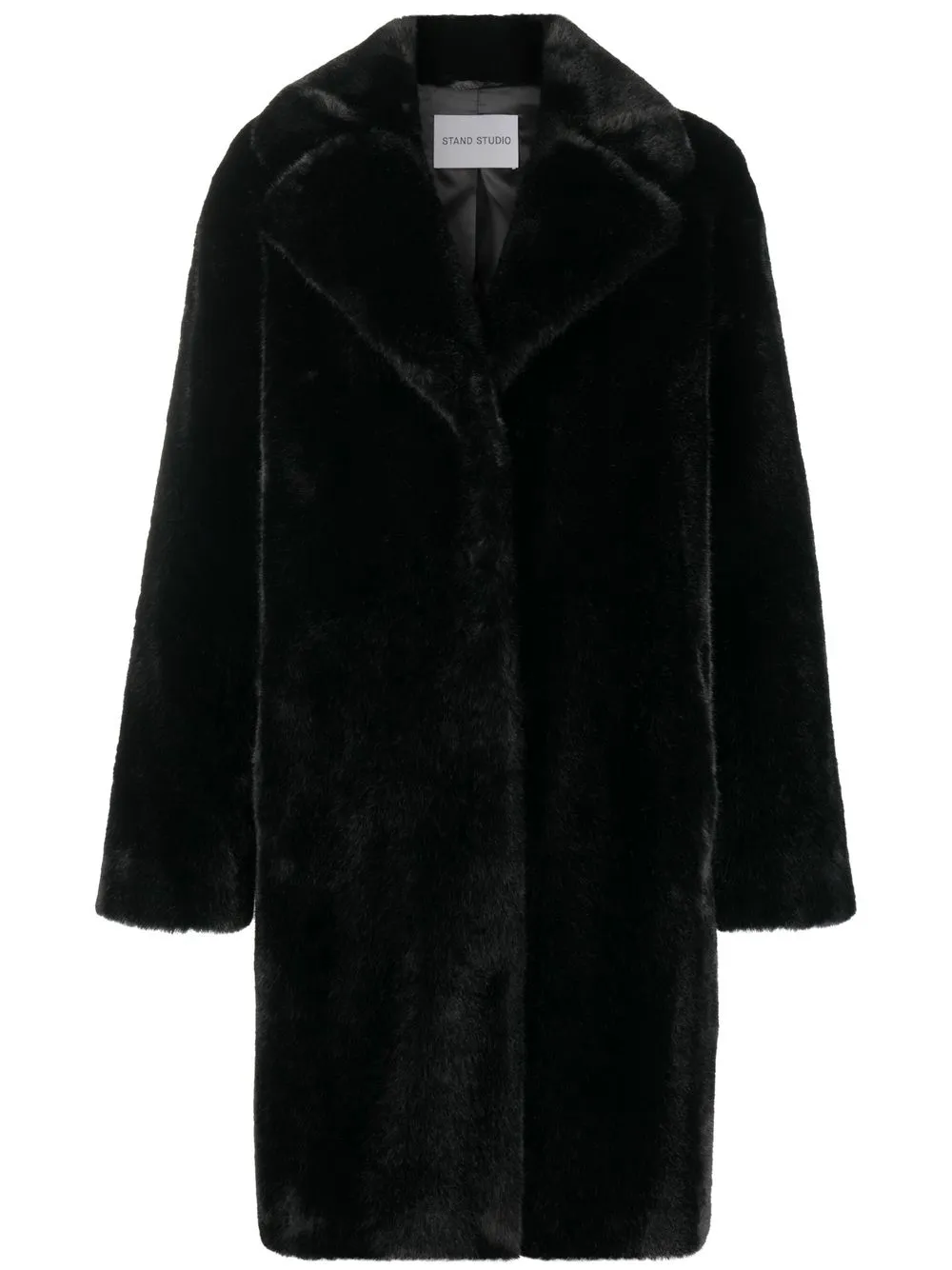 

STAND STUDIO Camille single-breasted coat - Black