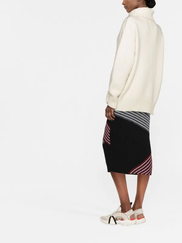 スカート STELLA MCCARTNEY WOOL SKIRT Stella McCartney NWT Wool Maxi Straight Skirt Size 42 US 6
