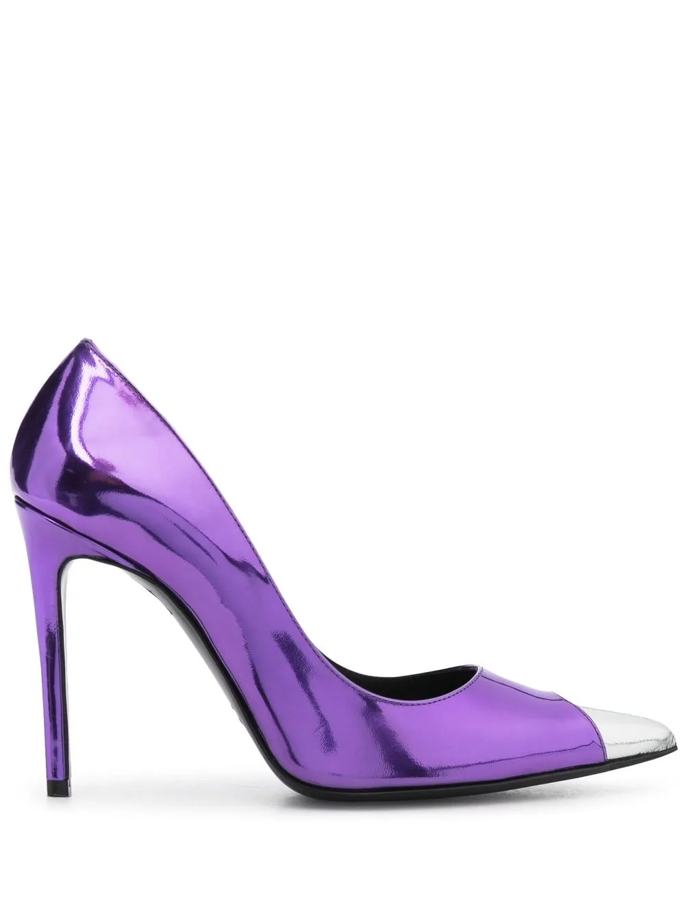 

Paul Warmer zapatillas con tacón stiletto - Morado