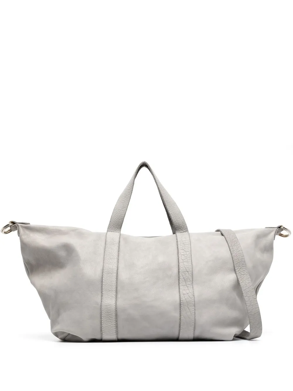 

Guidi top-handle zipped holdall - Grey