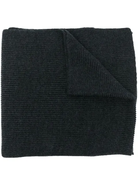 Polo Ralph Lauren embroidered-logo ribbed scarf