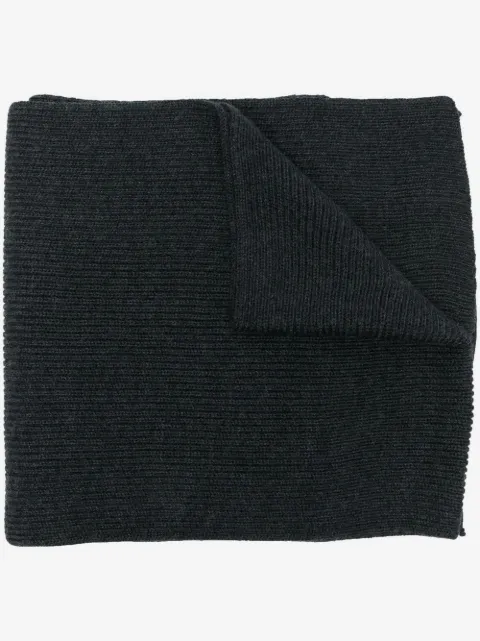 Polo Ralph Lauren embroidered-logo ribbed scarf