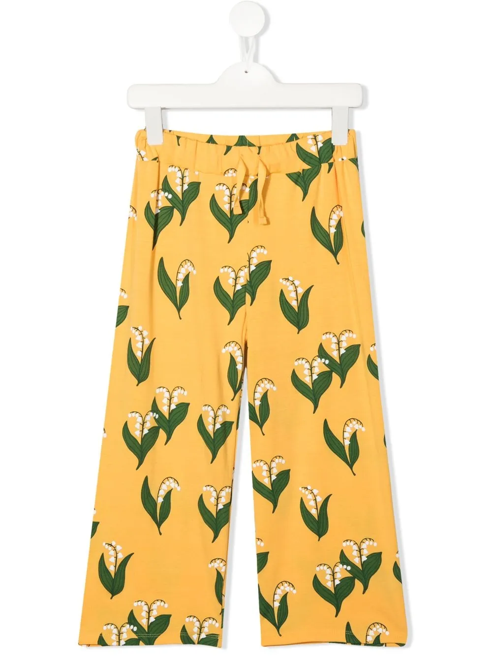 

Mini Rodini pantalones anchos con estampado gráfico - Amarillo