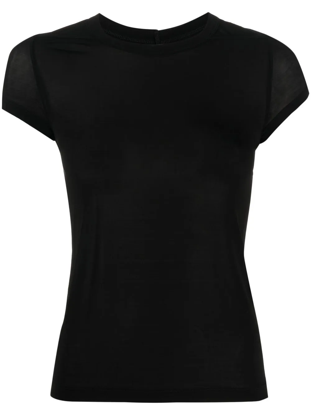 

Rick Owens playera semi transparente - Negro