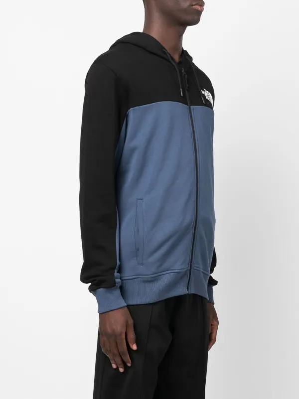 The North Face logo-print zip-up Hoodie 