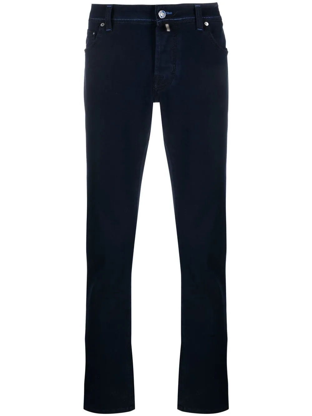 

Jacob Cohen pantalones slim con parche del logo - Azul