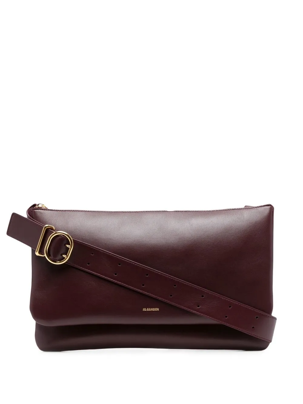 

Jil Sander bolsa crossbody con logo en relieve - Morado