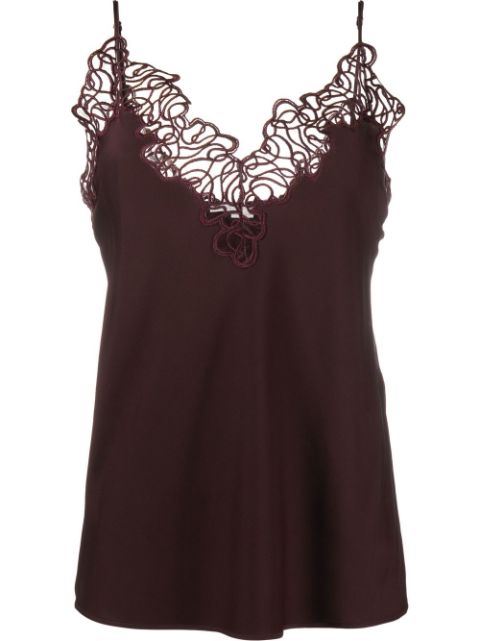 Stella McCartney lace-trim cami top Women